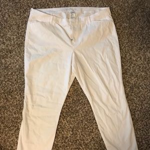 Old Navy White Pixie Pant